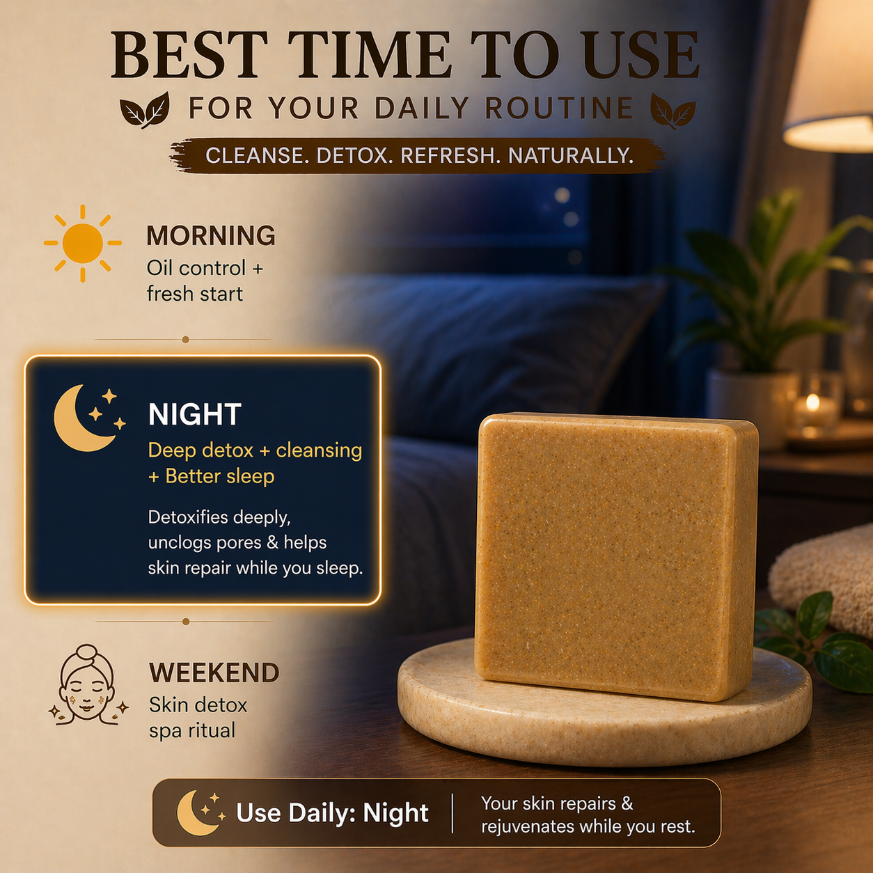 MudSalt Soap - A Detan Soap Bar | Fuller's Earth (Multani Mitti), Himalayan Salt & Goat Milk Acne Soap | Natural Detan Soap Bar
