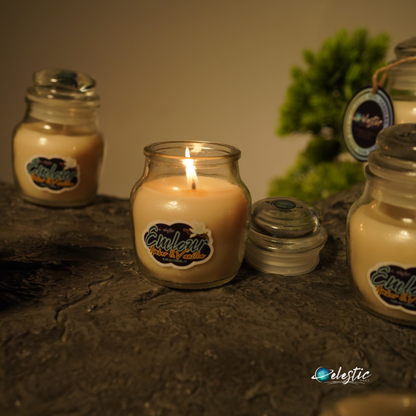 EMLOUR - Premium Amber and Vanilla Blended 100% Soy Wax Candles