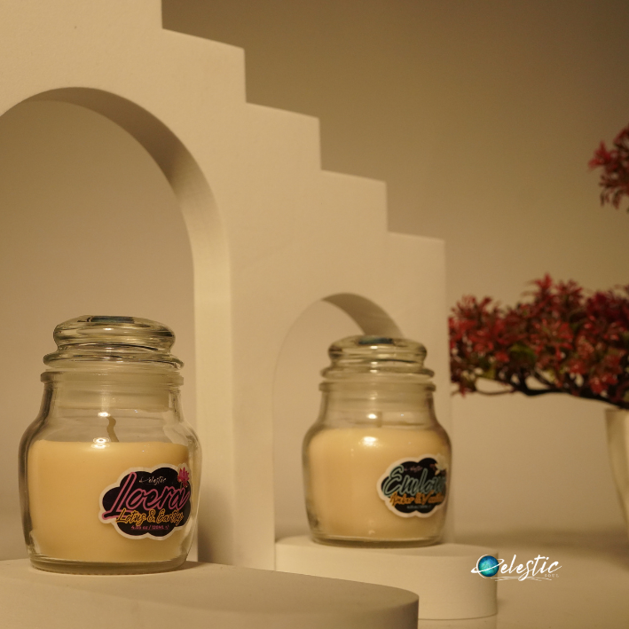 LOERA - Ultra Luxury Lotus and Earthy Blend of 100% natural soy wax candles