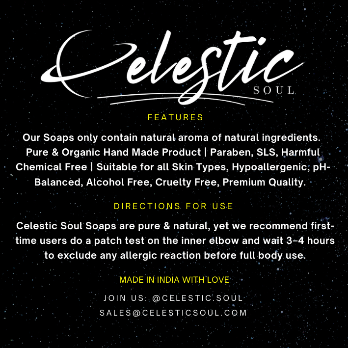 Celestic Saffron Soap – Handcrafted Organic Soap (Goat Milk & Rose Infused)