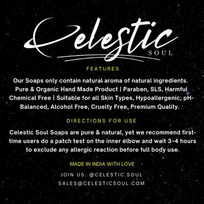 Celestic Saffron Soap – Handcrafted Organic Soap (Goat Milk & Rose Infused)