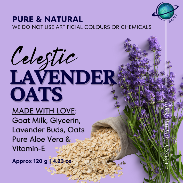 Lavender & Oats Goat Milk Soap | Organic Handmade Soap for Sensitive Skin | Corporate Gifting Wholesale Supplier