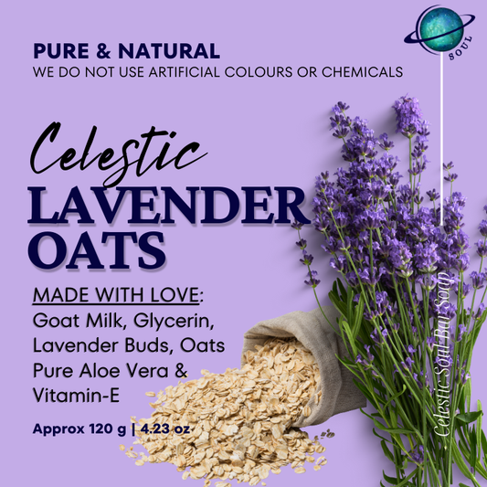 Lavender & Oats Goat Milk Soap | Organic Handmade Soap for Sensitive Skin | Corporate Gifting Wholesale Supplier
